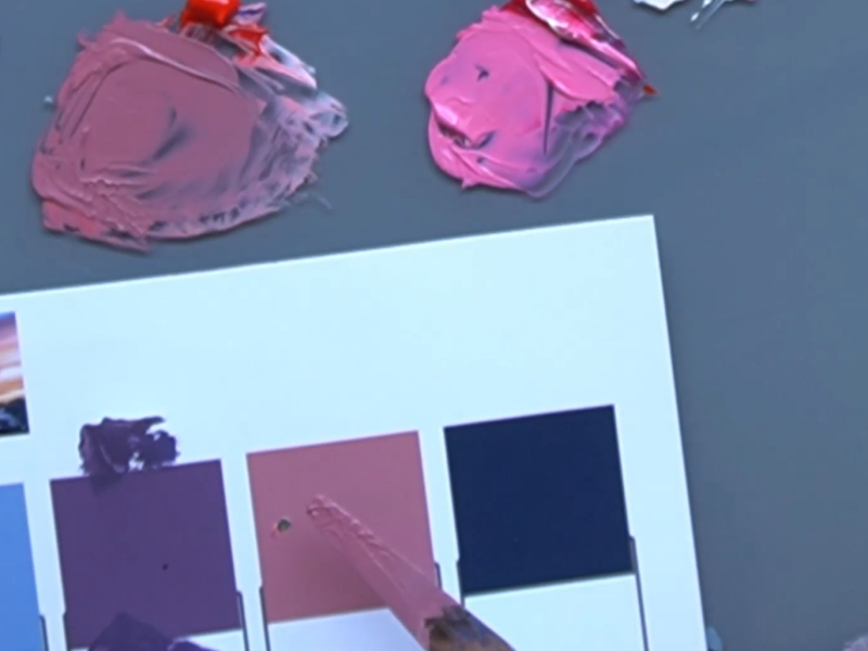 kleuren matchen kleuren mengen