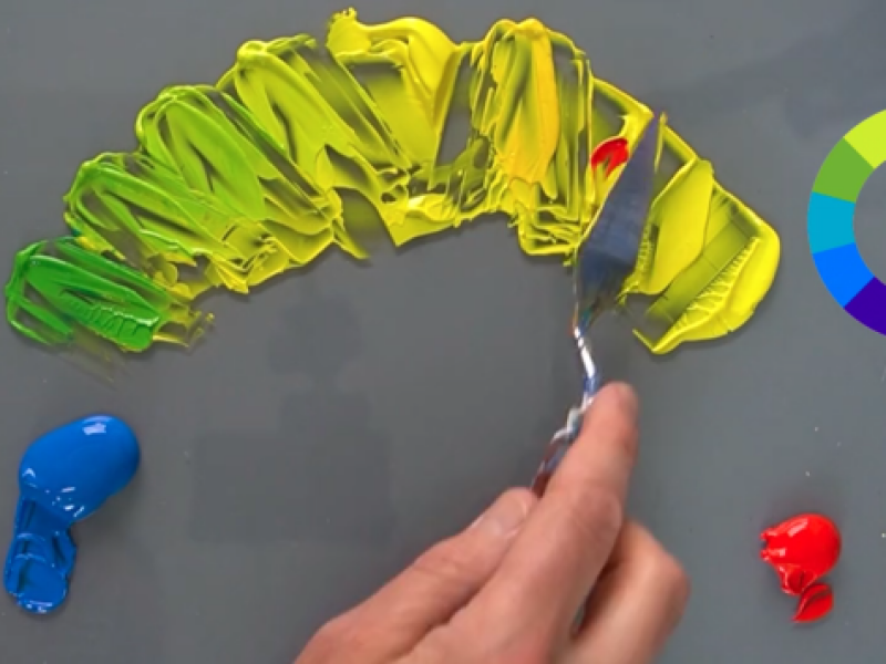 kleurentheorie en kleuren mengen