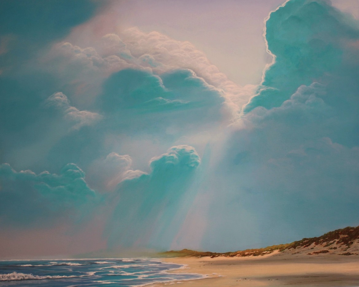 bewolkte-zee-met-strand bewolkte-zee-met-strand