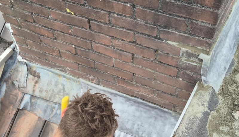 Schoorsteen uitslijpen