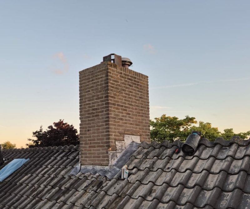 Schoorsteen renovatie voor impregnatie