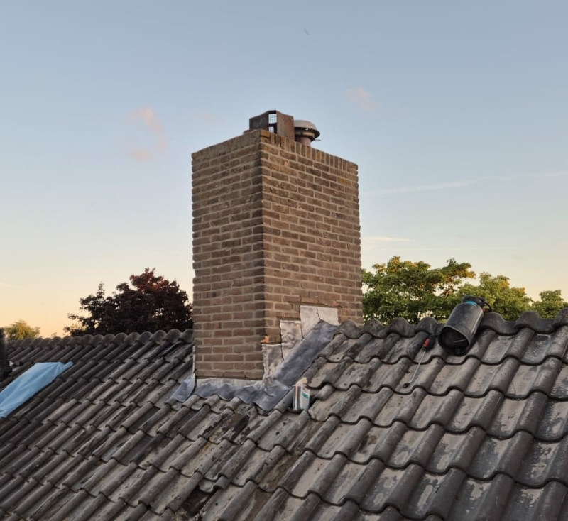 Schoorsteen lood renoveren