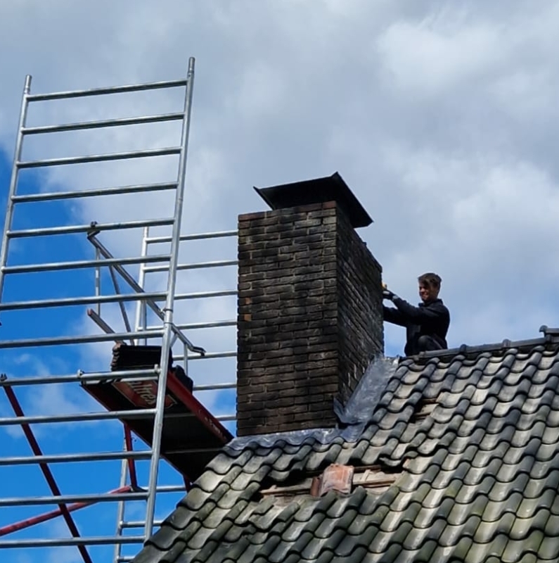 Schoorsteen bovenplaat renoveren