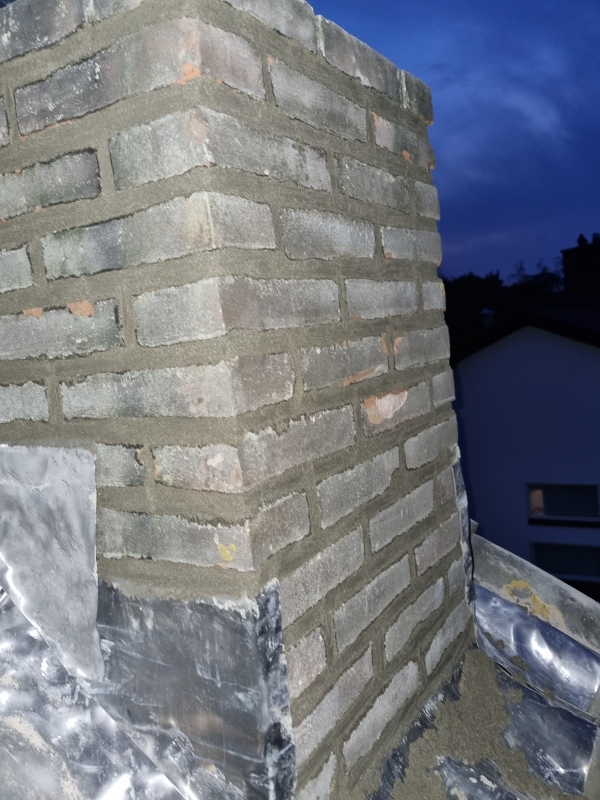 Schoorsteen renovatie in Oldebroek