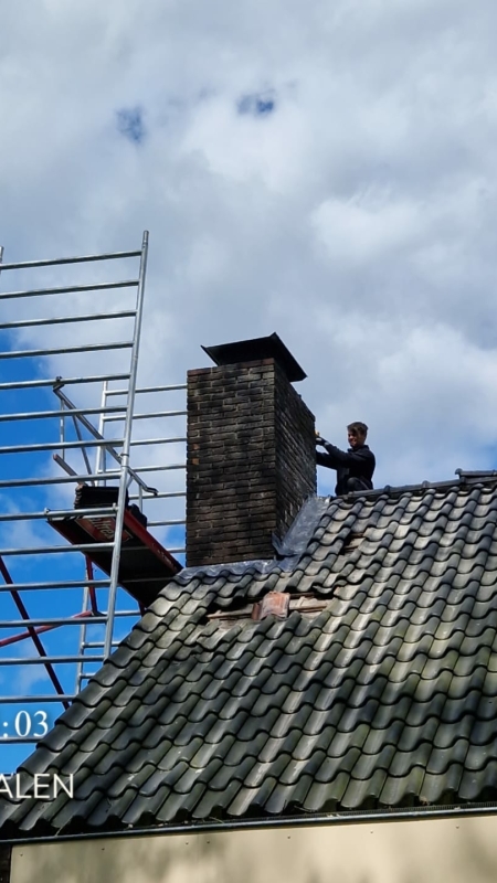 Schoorsteen loodloketten renoveren