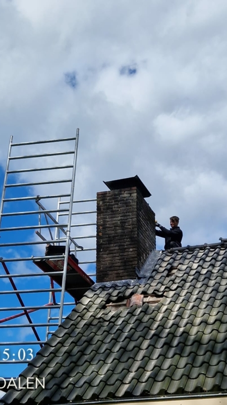 Schoorsteen rolsteiger bouwen