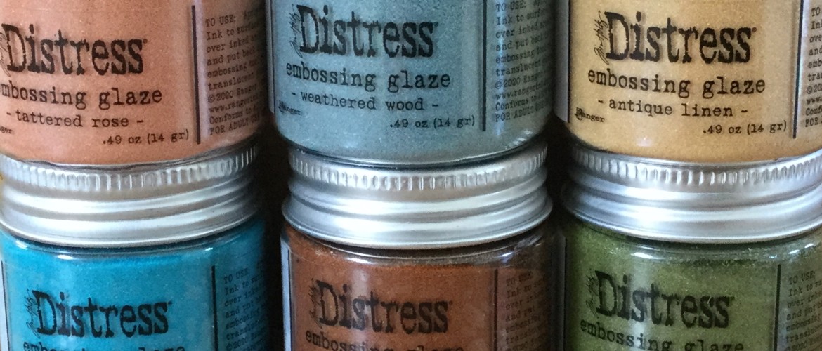 Over Distress Embossing Glaze