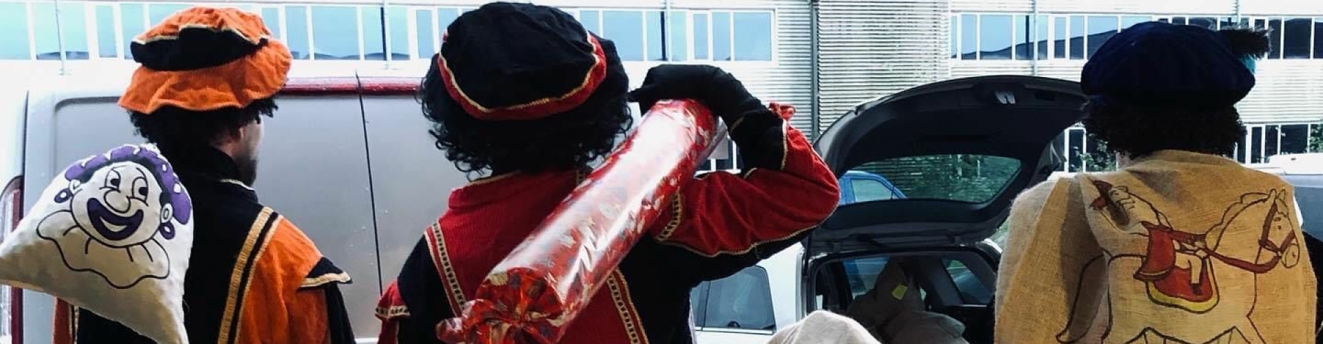 Onze pieten onderweg