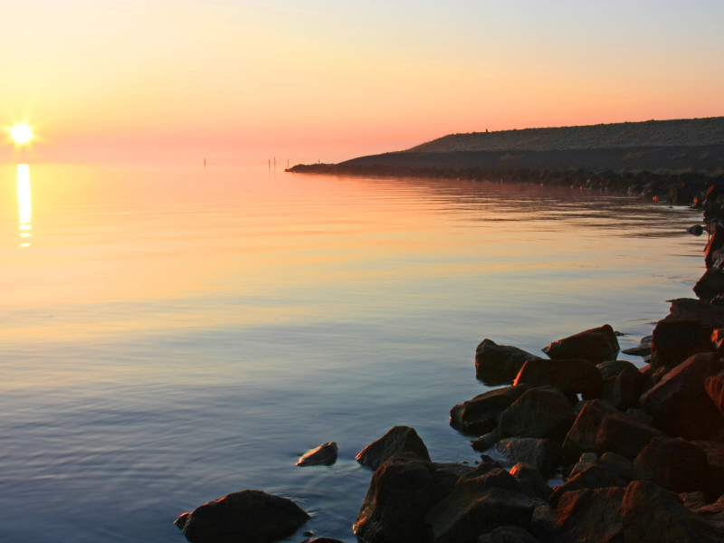 zonsopkomst-ijsselmeer