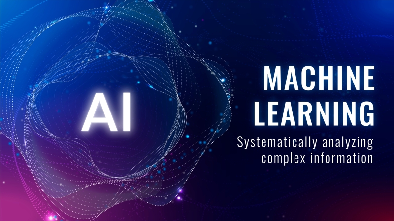 Abstracte weergave van AI en machine learning – technologie die helpt bij snellere diagnoses en persoonlijke zorg voor ouderen