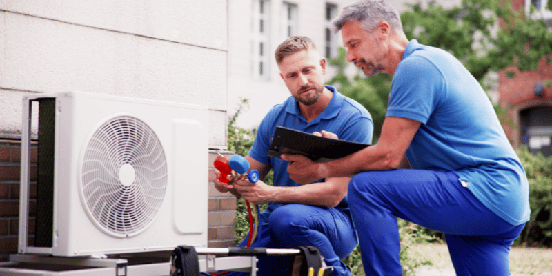 Buitenunit airco op plat dak laten installeren