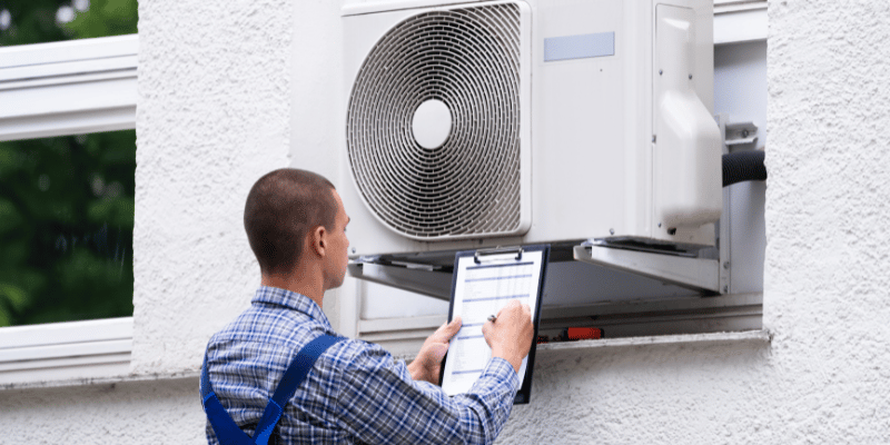 Mag je airco aan zijgevel plaatsen