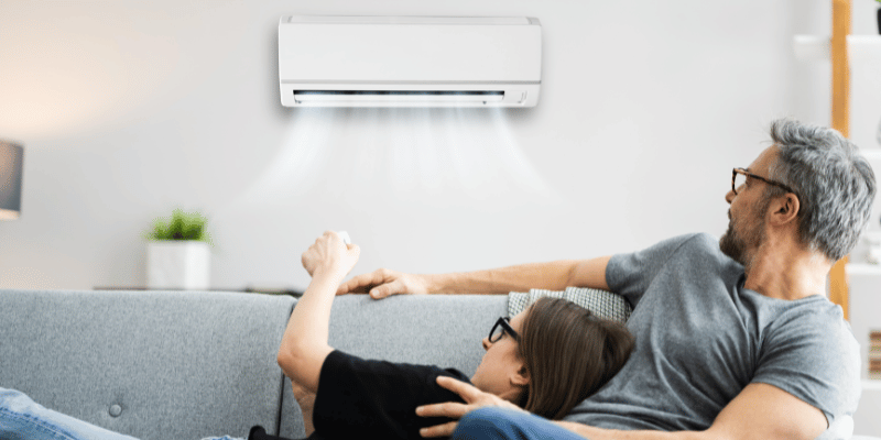 Benodigheden voorgevulde airco split unit te installeren