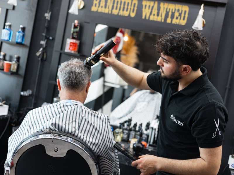 barbershop bedrijfsfoto