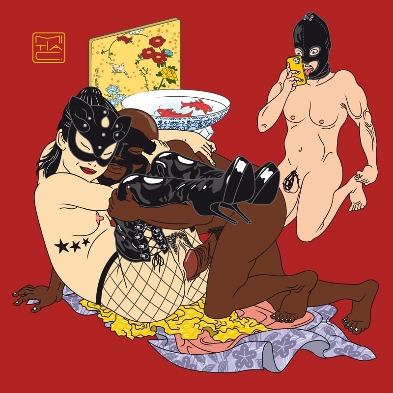 紺 - Kon. by shunga artist Mitia C. 紺 - Kon. by shunga artist Mitia C.