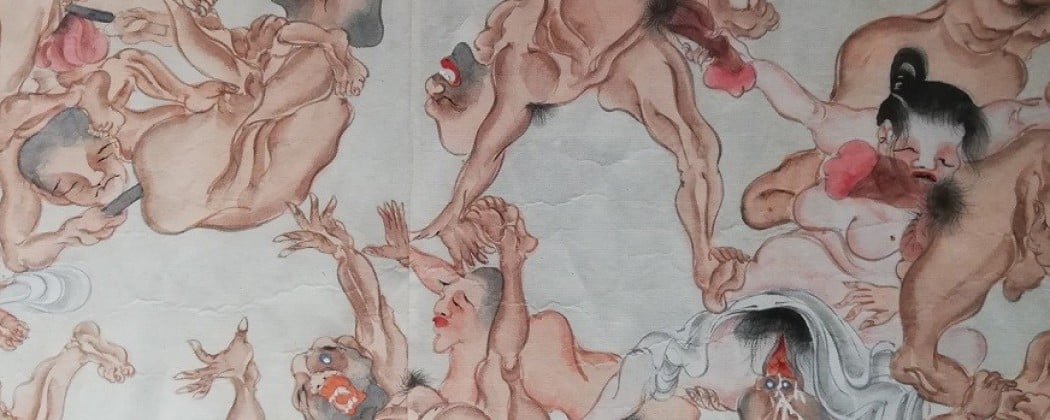 Insane Erotic Bacchanal Depicting Gay and Straight Buddhist Monks