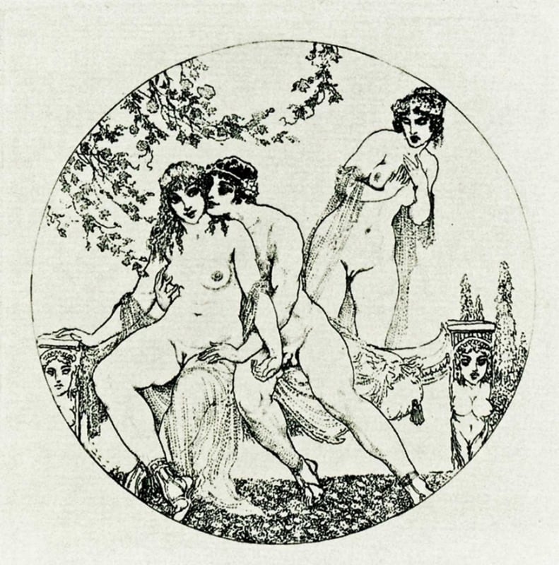 A Homage to Sappho by Norman Lindsay