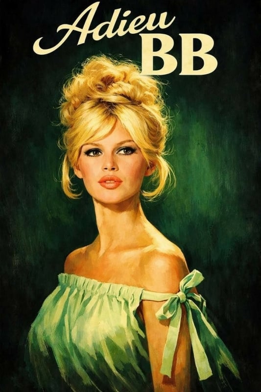 Adieu, Brigitte Bardot AI modified poster