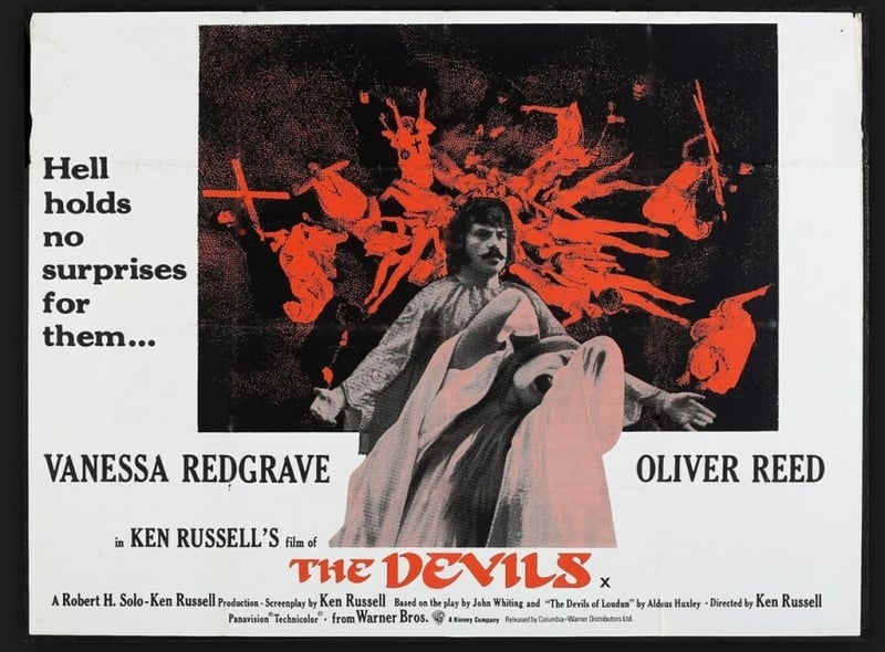 affiche for the film The Devils by Ken Russell