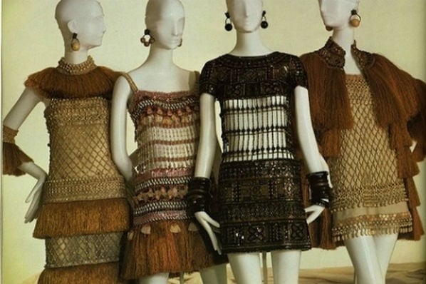 African-styled dresses by yves Saint Laurent