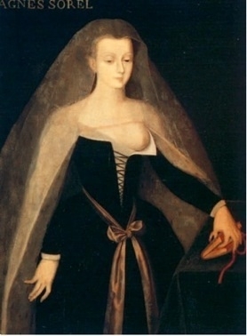 Agnes Sorel, portrait produced after Fouquet