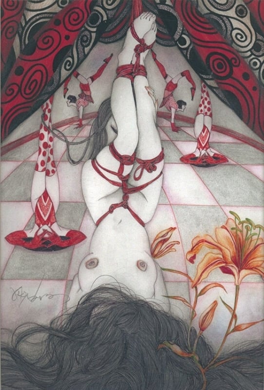 Aki Narita bondage art Aki Narita bondage art