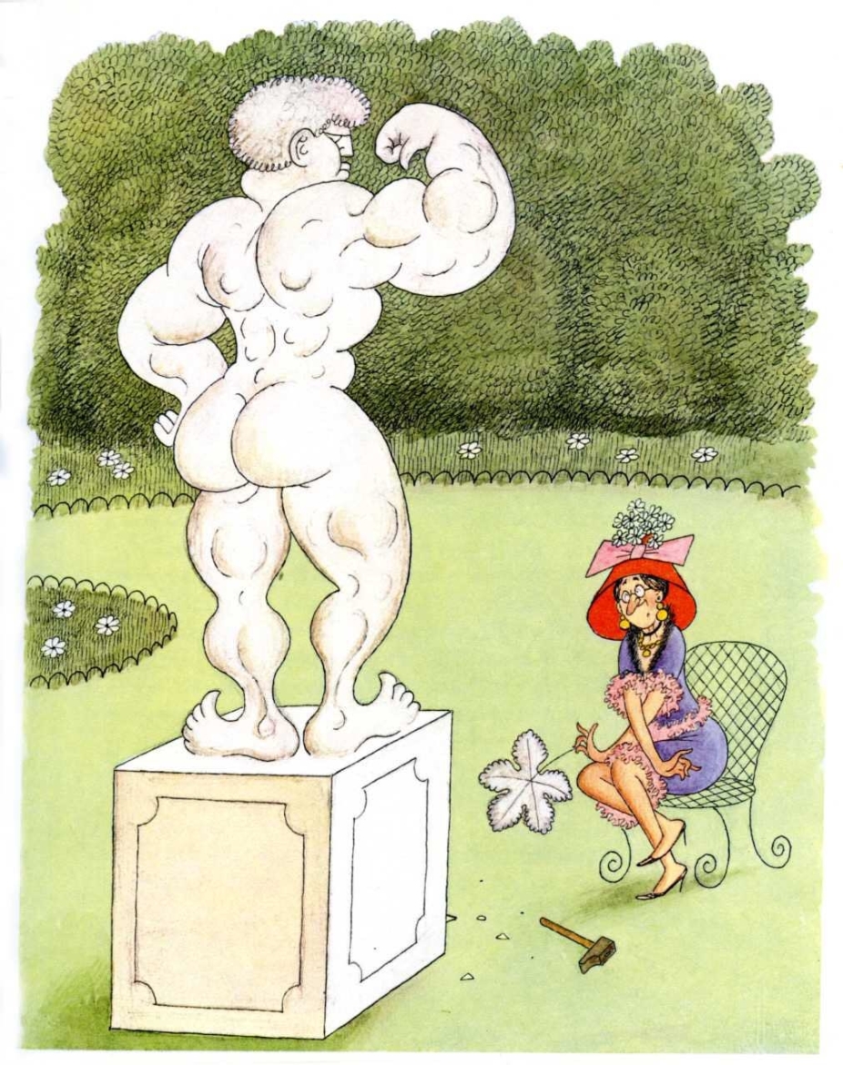 Albert Dubout statue erotic