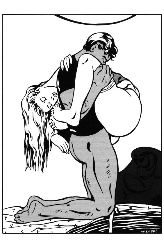 Alex Varenne erotic illustration