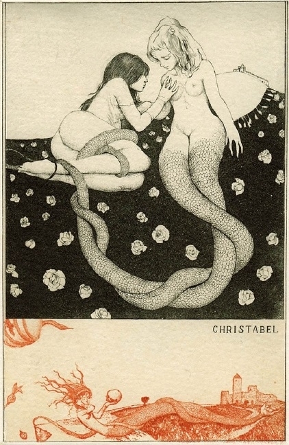 Alphonse Inoue Engraving based on Coleridge’s poem