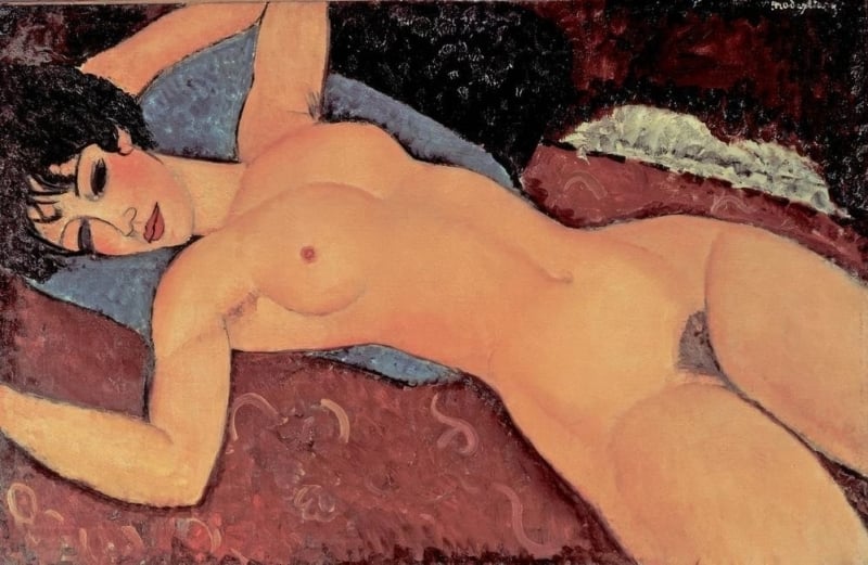 Amedeo Modigliani, Red Nude, 1917