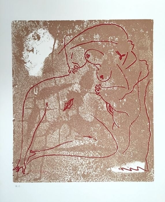 Andre Masson lithograph feminaire