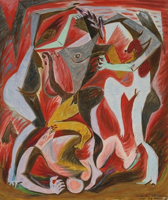 andre masson Orphee outrage