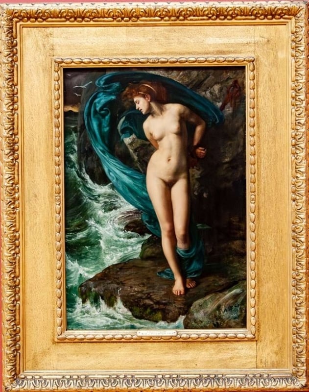 Andromeda, Oil on Canvas  by Sir Edward Poynter, 1869, Juan Antonio Pérez Simón