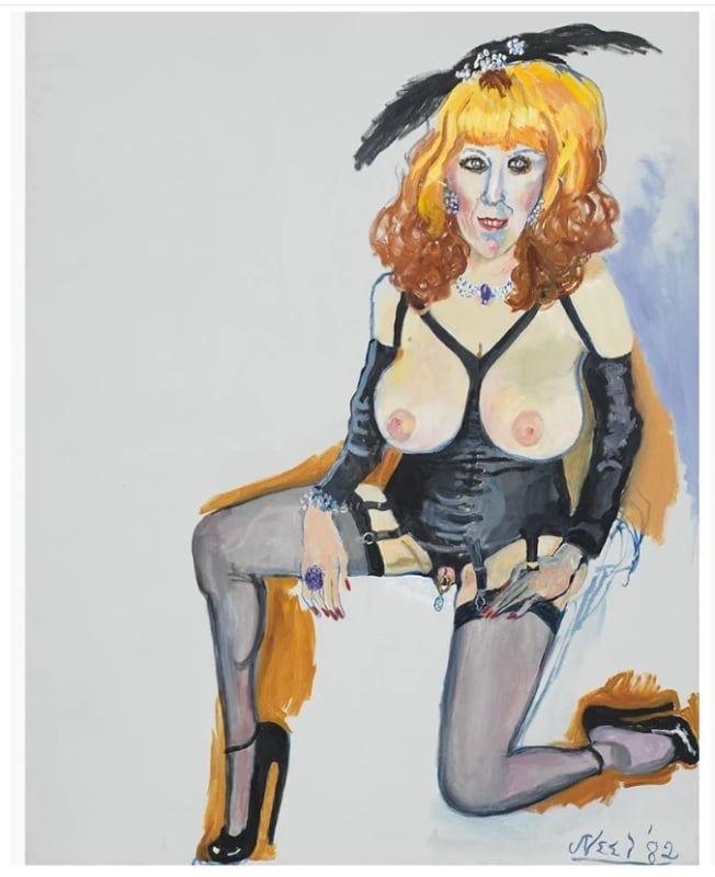 Annie Sprinkle, 1982 - Alice Neel's portrait celebrate queer world in London show, 2025 Annie Sprinkle, 1982 - Alice Neel's portrait celebrate queer world in London show, 2025