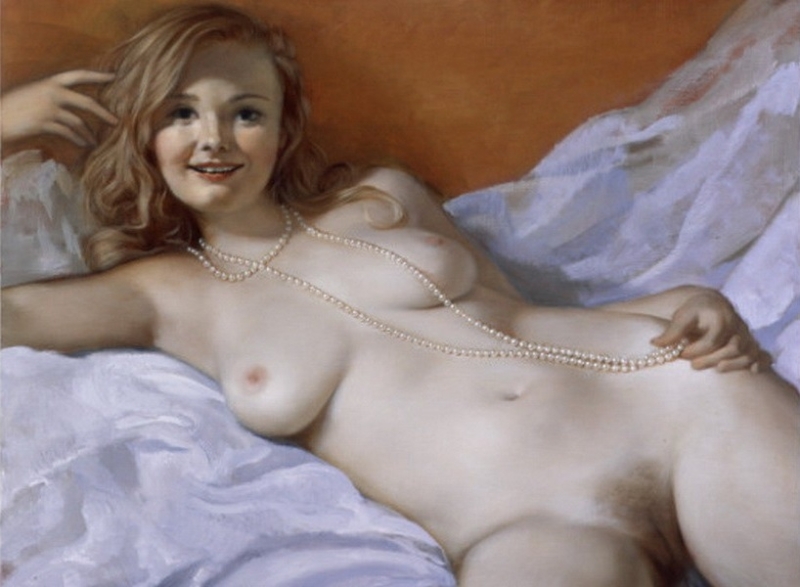 Anniversary Nude by John Currin