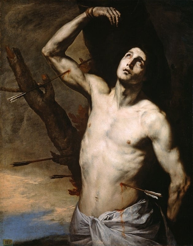 Another Saint Sebastian, 1636 by José de Ribera