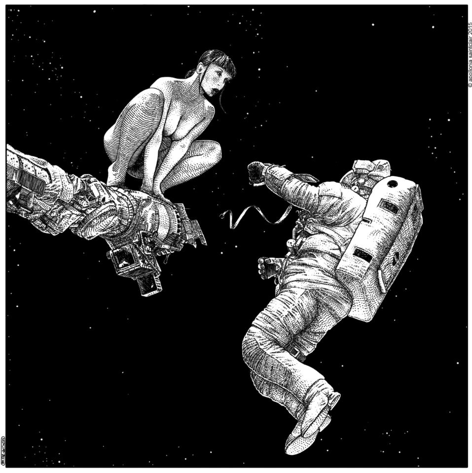 Apollonia Saintclair astronaut and nude