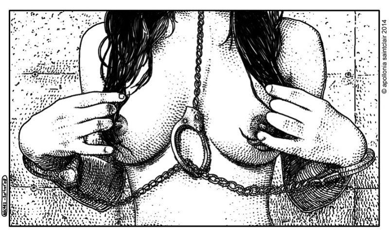 apollonia saintclair chained nude