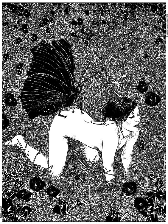 Apollonia Saintclair erotic butterfly