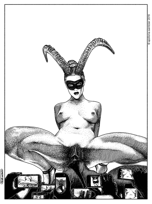 Apollonia Saintclair horned nude