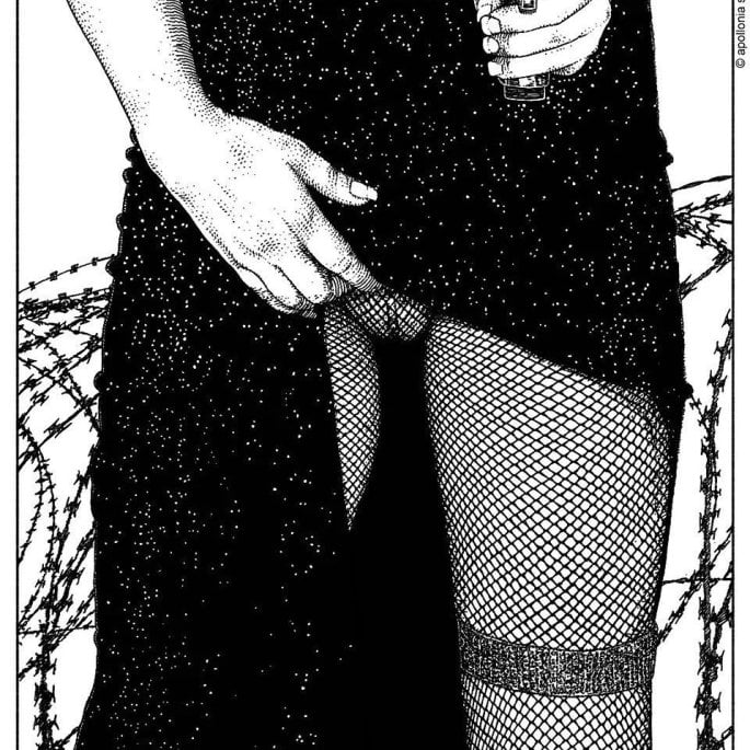 Apollonia Saintclair ink art