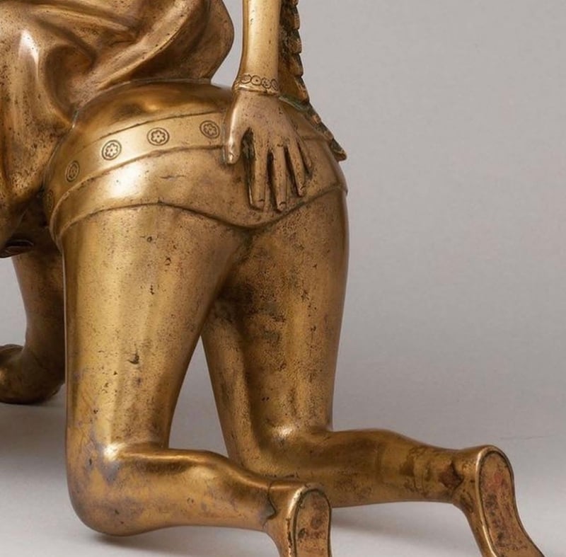 Aquamanile, Massland, 1400 (detail)
