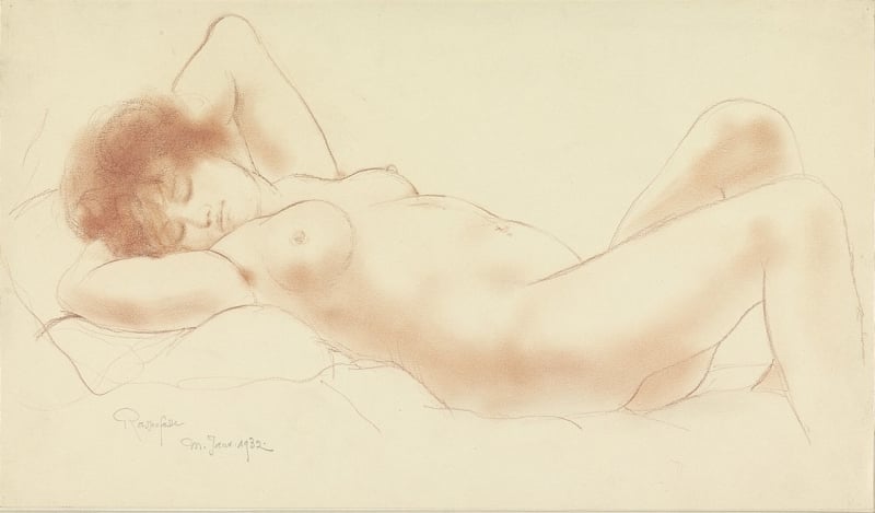 armand rassenfosse armand rassenfosse Lying nude