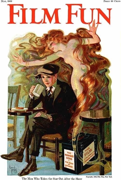 Art Cover for The Man Who Takes the Star Out After the Show by Enoch Bolles, Film Fun, May 1923