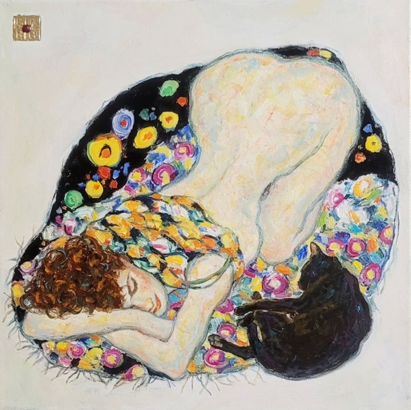 Art Nouveau erotica by Bahman Peshezkad