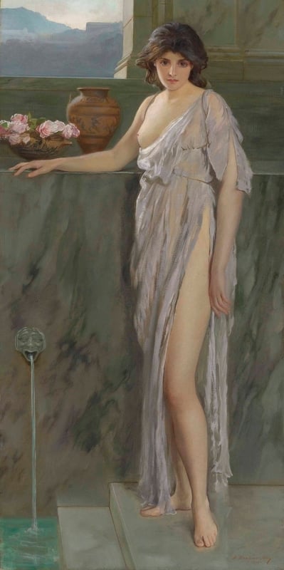 Arthur Dampier May, Before the Bath, May 1905 Arthur Dampier May, Before the Bath, May 1905