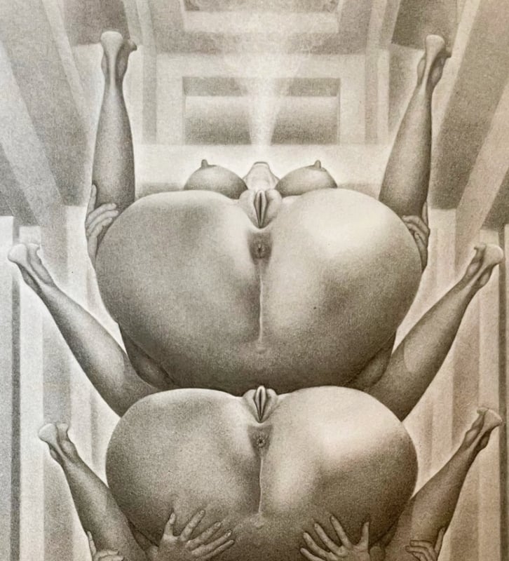 Artwork by Yoshifumi Hayashi (detail)