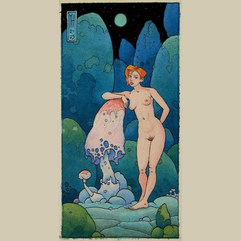 At the blue Forest by Michael Hutter