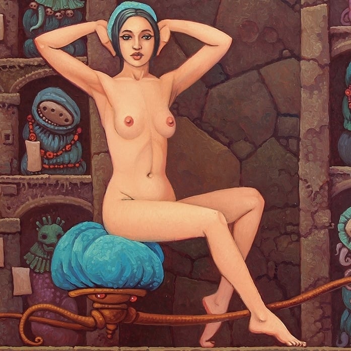 At the Museum of unearthly Cultures by Michael Hutter (detail)