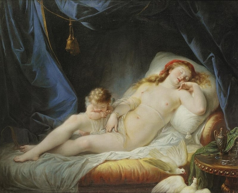 Attributed to Jean-Baptiste Regnault, Sleeping Venus